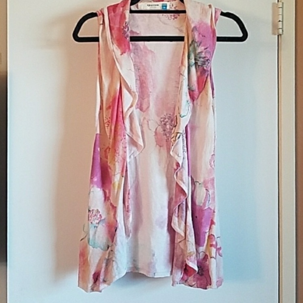 Anthropologie Spring Open Vest